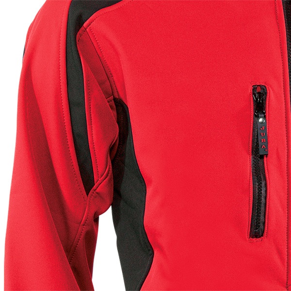 Chaqueta cortavientos Juba 894 Rojo-Negro