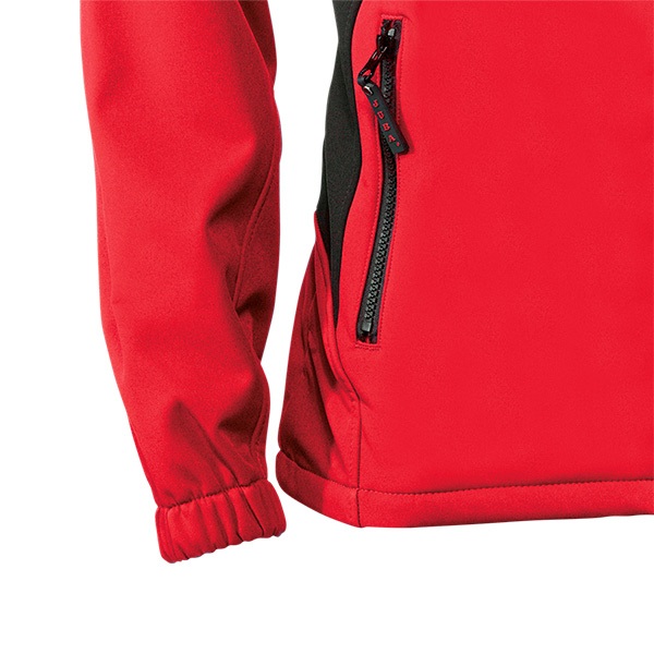 Chaqueta cortavientos Juba 894 Rojo-Negro