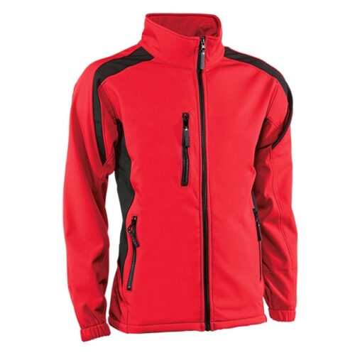 Chaqueta cortavientos Juba 894 Rojo-Negro