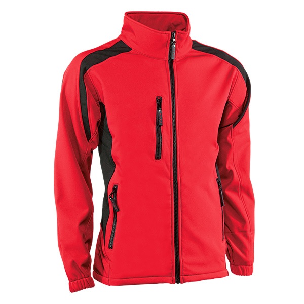 Chaqueta cortavientos Juba 894 Rojo-Negro