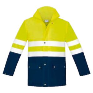 Chaqueta de lluvia alta visibilidad Vesin azul Chaqueta de lluvia alta visibilidad Vesin azul