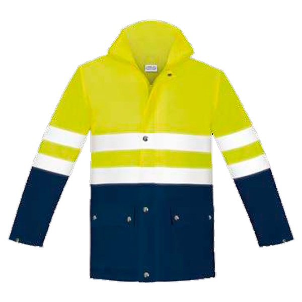 Chaqueta de lluvia alta visibilidad Vesin azul Chaqueta de lluvia alta visibilidad Vesin azul