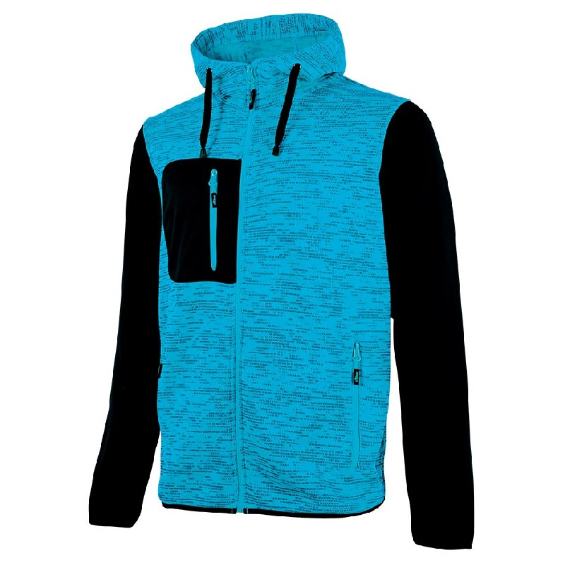 Chaqueta de trabajo U-Power Rainbow Ciano Fluo Chaqueta de trabajo U-Power Rainbow Ciano Fluo