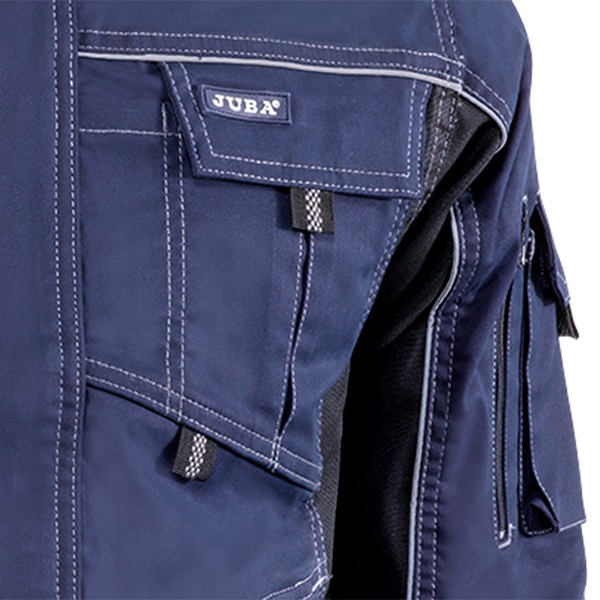 Chaqueta multibolsillos Juba 180 FLEX Azul Marino - Negro-2 Chaqueta multibolsillos Juba 180 FLEX Azul Marino - Negro