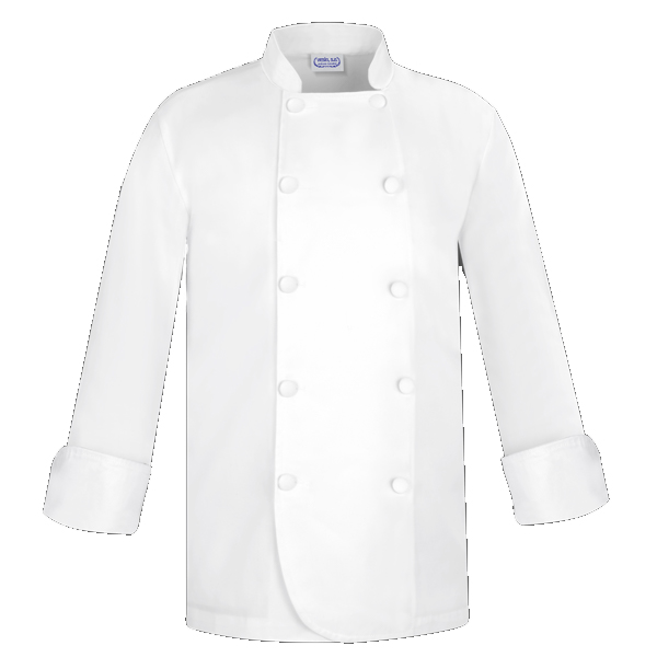 Chaqueta unisex manga larga Vesin blanco CC-600