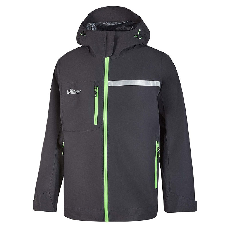 Chubasquero de trabajo U-Power Tutendo Grey Green