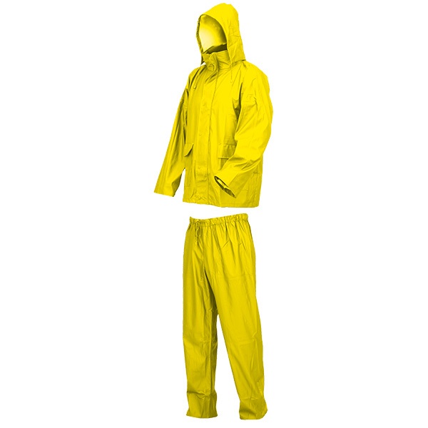 Conjunto impermeable de poliéster Starter amarillo Conjunto impermeable de poliéster Starter amarillo