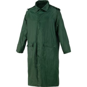 Gabardina impermeable de poliéster Starter verde Gabardina impermeable de poliéster Starter verde