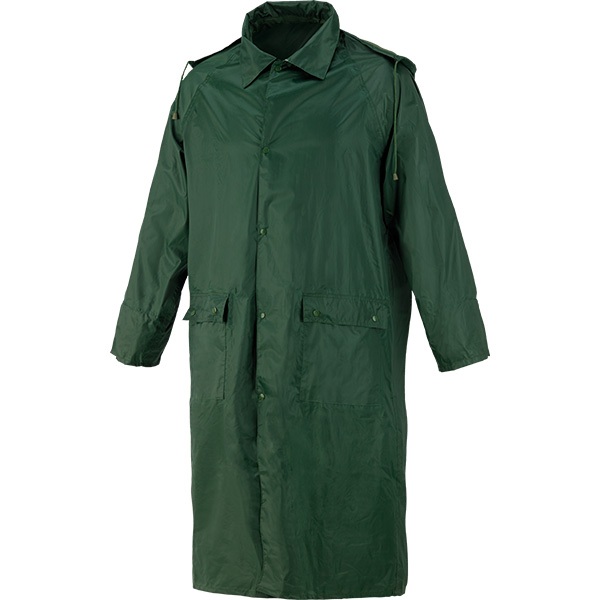 Gabardina impermeable de poliéster Starter verde Gabardina impermeable de poliéster Starter verde