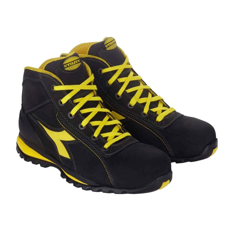 Glove Mid Negro S3 HRO SRA 5 Calzado de seguridad Diadora Glove Mid Negro S3S FO HRO Unisex