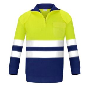 Jersey con bolsillo y refuerzos alta visibilidad Vesin azul Jersey con bolsillo y refuerzos alta visibilidad Vesin azul