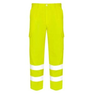 Pantalón Acolchado Multibolsillos de alta visibilidad Vesin amarillo Pantalón Acolchado Multibolsillos de alta visibilidad Vesin amarillo