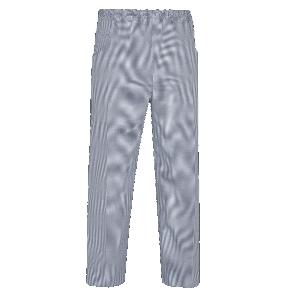 Pantalón con goma en toda la cintura Vesin Blanco-azul PU609 Pantalón con goma en toda la cintura Vesin Blanco-azul PU609