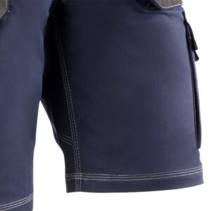 Pantalón corto multibolsillos Juba 182 FLEX Azul marino - Negro