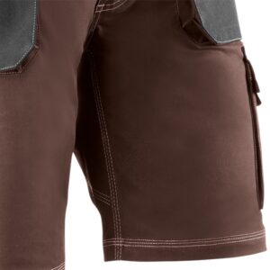 Pantalón corto multibolsillos Juba 192 FLEX Marrón - Negro-3 Pantalón corto multibolsillos Juba 192 FLEX Marrón - Negro