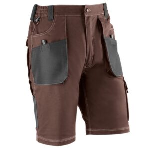 Pantalón corto multibolsillos Juba 192 FLEX Marrón - Negro Pantalón corto multibolsillos Juba 192 FLEX Marrón - Negro