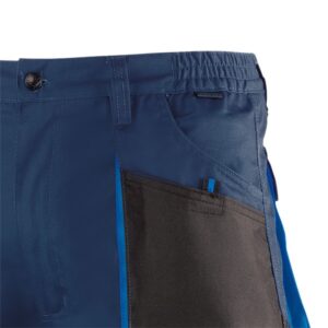 Pantalón de trabajo de trabajo corto multibolsillos Juba 982 TOP RANGE Negro - Azul marino