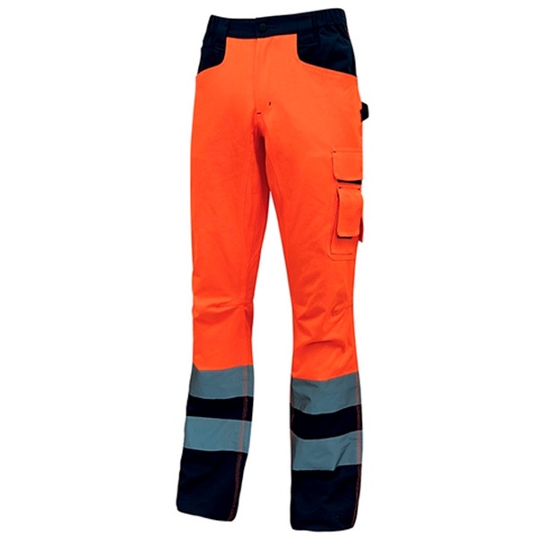 Pantalón de alta visibilidad U-Power Radiant Orange Fluo Pantalón de alta visibilidad U-Power Radiant Orange Fluo