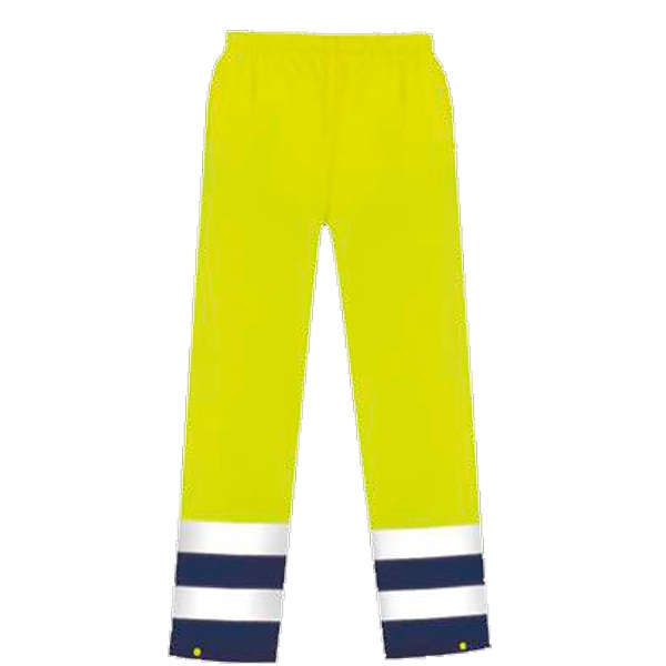 Pantalón de lluvia alta visibilidad Vesin azul Pantalón de lluvia alta visibilidad Vesin azul