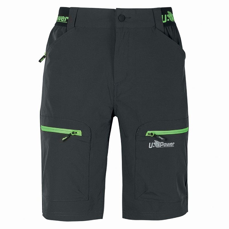 Pantalon de trabajo U-Power Ares Asphalt Grey Green Pantalon de trabajo U-Power Ares Asphalt Grey Green
