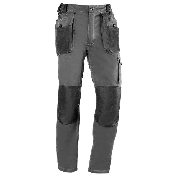 Pantalón multibolsillos Juba 171 FLEX Gris - Negro