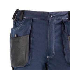 Pantalón multibolsillos Juba 181 FLEX Azul Marino - Negro-2 Pantalón de trabajo de trabajo multibolsillos Juba 181 FLEX Azul Marino - Negro