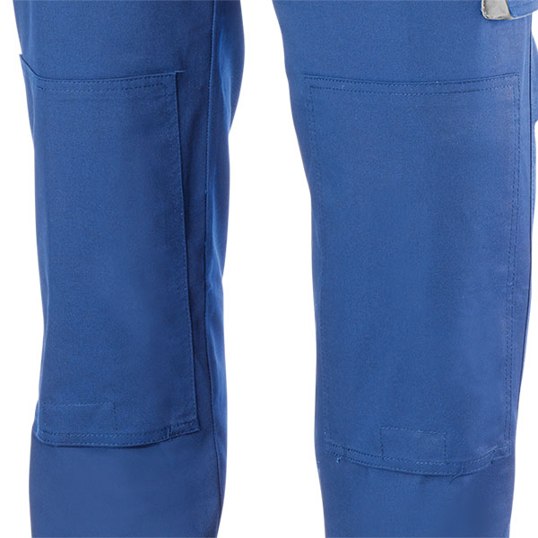 Pantalón de trabajo de trabajo multibolsillos Juba 951 PREMIUM Azulina - Gris