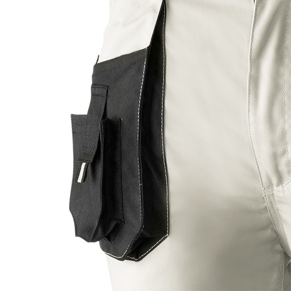 Pantalón multibolsillos Juba 971 TOP RANGE Negro - Beige-3 Pantalón de trabajo para trabajar multibolsillos Juba 971 TOP RANGE Negro - Beige