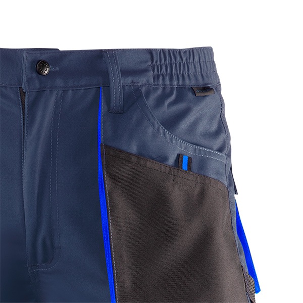 Pantalón multibolsillos Juba 981 TOP RANGE Negro - Azul marino-2 Pantalón de trabajo de trabajo multibolsillos Juba 981 TOP RANGE Negro - Azul marino