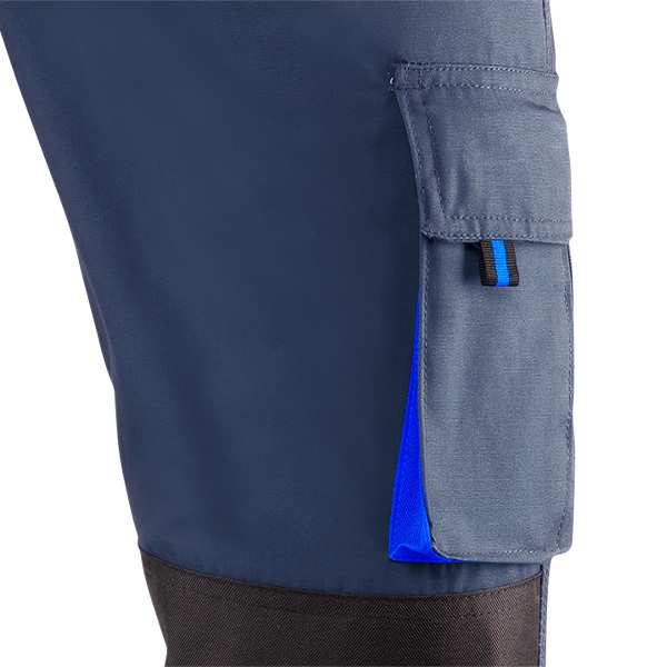 Pantalón multibolsillos Juba 981 TOP RANGE Negro - Azul marino-3 Pantalón de trabajo de trabajo multibolsillos Juba 981 TOP RANGE Negro - Azul marino