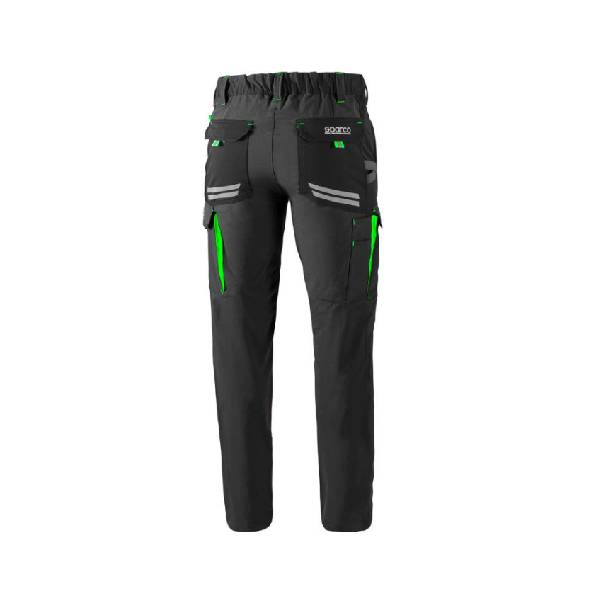 Pantalones Sparco TECH TROUSERS 02417GSVF-1 Pantalones Sparco TECH TROUSERS 02417GSVF