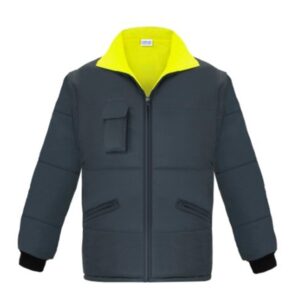 Parka 2 en 1 Chaleco reversible alta visibilidad Vesin-1 Parka 2 en 1 Chaleco reversible alta visibilidad Vesin verde