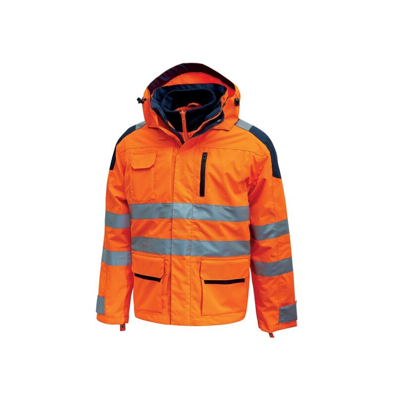 Parka U-Power Backer Orange Fluo