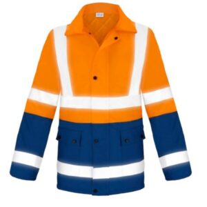 Parka clásica Alta visibilidad Vesin naranja-azul Parka clásica Alta visibilidad Vesin naranja-azul