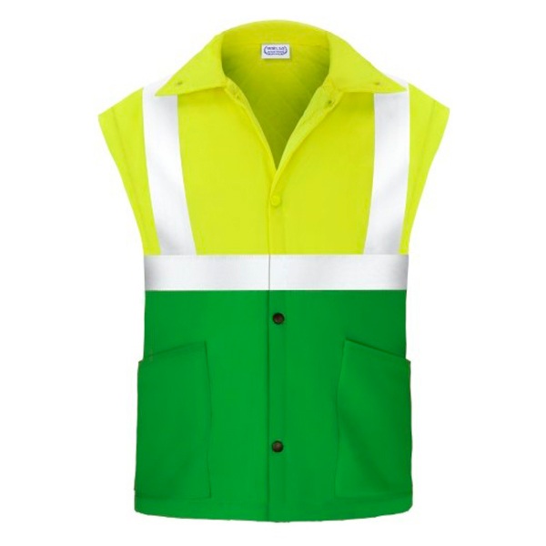 Parka triple uso Vesin Verde-2 Parka triple uso alta visibilidad Vesin Verde