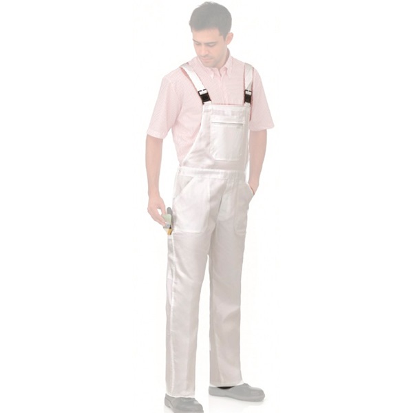 Peto con goma en tirantes y hebillas Vesin blanco Peto con goma en tirantes y hebillas Vesin blanco