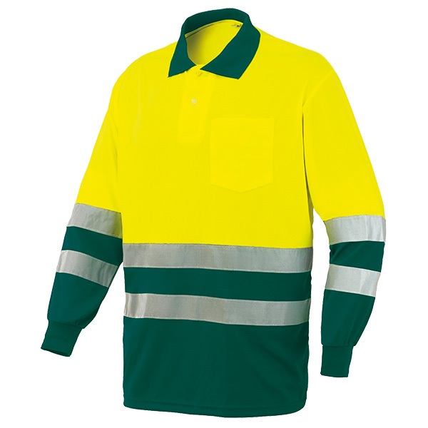 Polo AV bicolor manga larga Starter amarillo-verde Polo AV bicolor manga larga Starter amarillo-verde