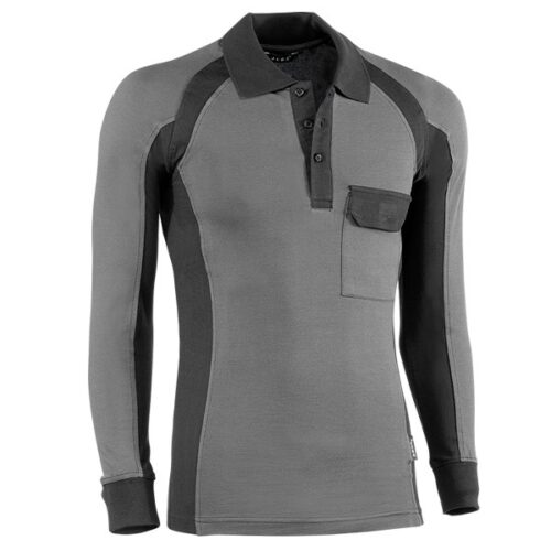 Polo Juba 671 FLEX Gris - Negro Polo Juba 671 FLEX Gris - Negro