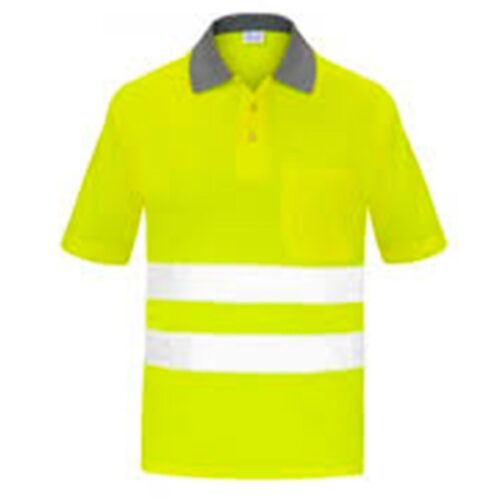 Polo Manga corta con Bolsillo Traspirable Alta Visibilidad Vesin amarillo Polo Manga corta con Bolsillo Traspirable Alta Visibilidad Vesin amarillo