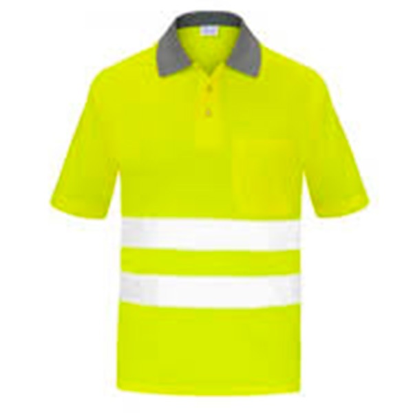 Polo Manga corta con Bolsillo Traspirable Alta Visibilidad Vesin amarillo Polo Manga corta con Bolsillo Traspirable Alta Visibilidad Vesin amarillo