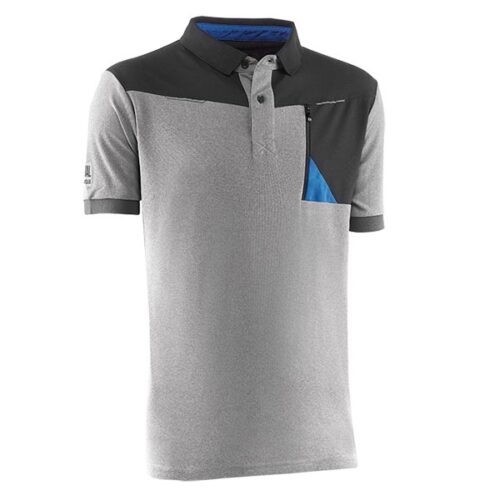 Polo de manga corta con tejido Cooldry Juba 977GY ONIX Polo de manga corta con tejido Cooldry Juba 977GY ONIX