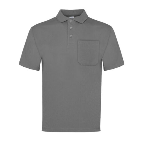 Polo manga corta con bolsillo Vesin gris Polo manga corta con bolsillo Vesin gris