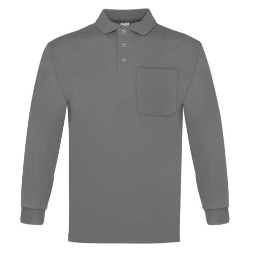 Polo manga corta con bolsillo Vesin gris Polo manga corta con bolsillo Vesin gris