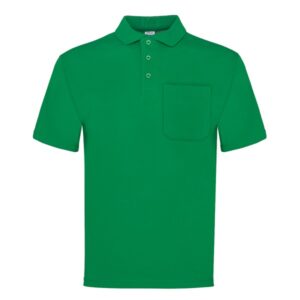 Polo manga corta con bolsillo Vesin verde
