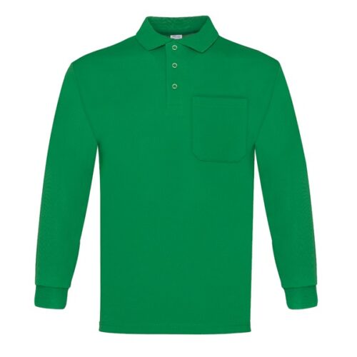 Polo manga corta con bolsillo Vesin verde