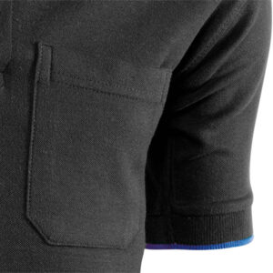 Polo piqué de manga corta Juba 648 TOP RANGE Negro - Azulina-2 Polo piqué de manga corta Juba 648 TOP RANGE Negro - Azulina