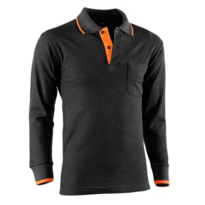 Polo piqué manga larga Juba 618 TOP RANGE Polo piqué manga larga Juba 618 TOP RANGE