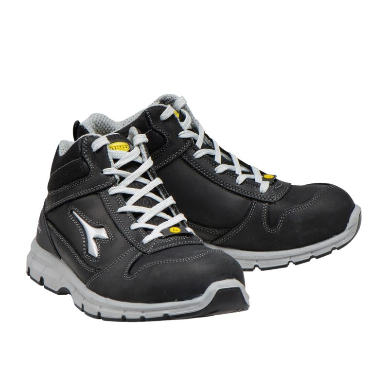 Calzado de seguridad Diadora Run Mid Negro S3S FO SR ESD Unisex