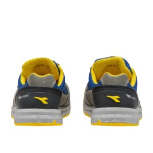 Calzado de seguridad Diadora Run Text Low Gris Castillo/Azul Insignia S1PS FO SR ESD Unisex