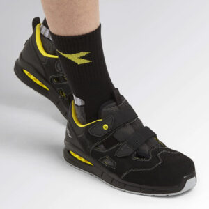 Sandalia de seguridad Diadora Run Net Airbox Sandal S1P SRC Negro antracita Unisex-1 Sandalia de seguridad Diadora Run Net Airbox Sandal S1PS FO SR Negro antracita Unisex